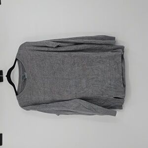 Barefoot Dreams CozyChic Ultra Lite Dockside Pointelle Pullover Grey Size L